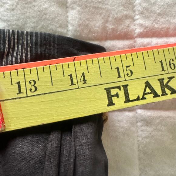 Anthropologie Floreat Dress Womens 2 Black Strapless Belted Indie Fairy Goth - Picture 9 of 11